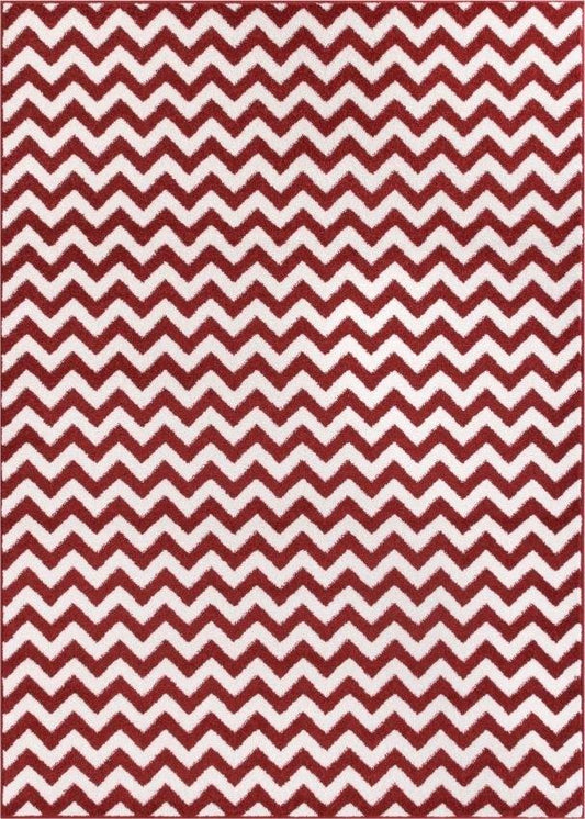 Eli Chevron Rust Modern Rug 2159