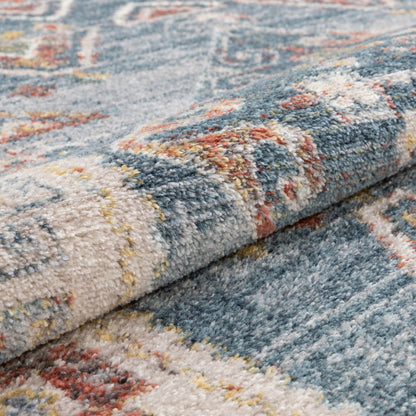 Keeva Tribal Vintage Blue Rug 2714
