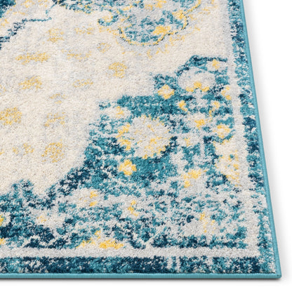 Branna Vintage Bohemian Blue Rug 2756 2756