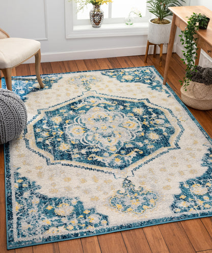 Branna Vintage Bohemian Blue Rug 2756 2756