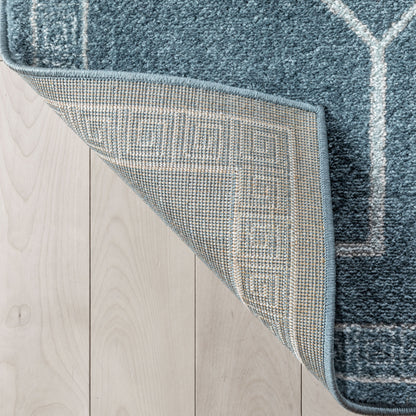 Azra Tribal Medallion Dark Blue Rug 2884