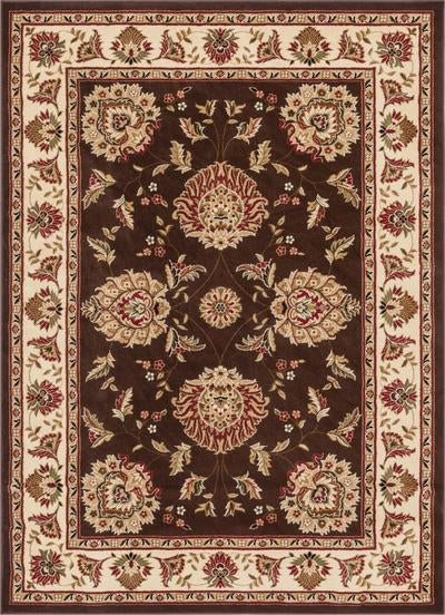 Abbasi Brown Traditional Rug 3607