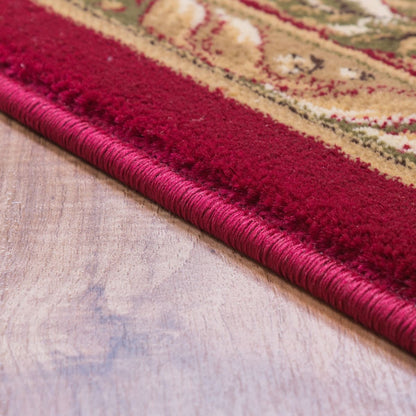 Le Petit Palais Red Traditional Rug 3630