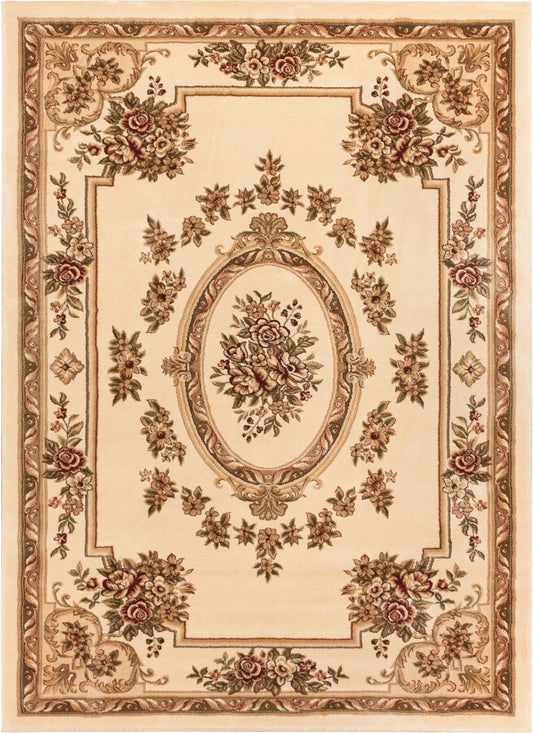 Le Petit Palais Ivory Traditional Rug 3632