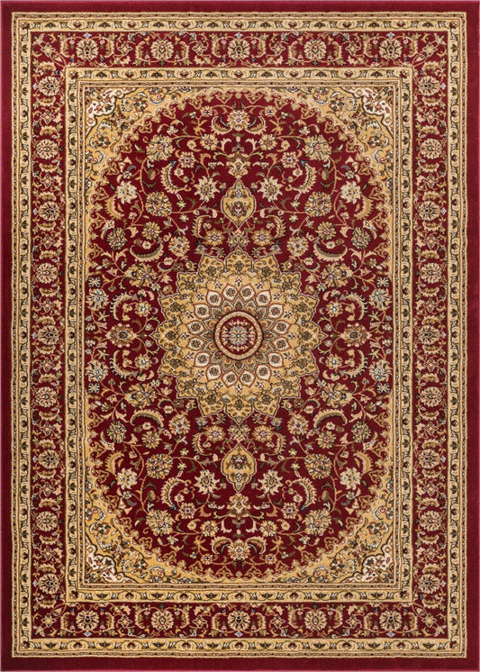 Aviva Red Traditional Rug 3640