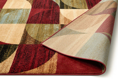 Barclay Bowery Art Deco Ivory Modern Rug 54252