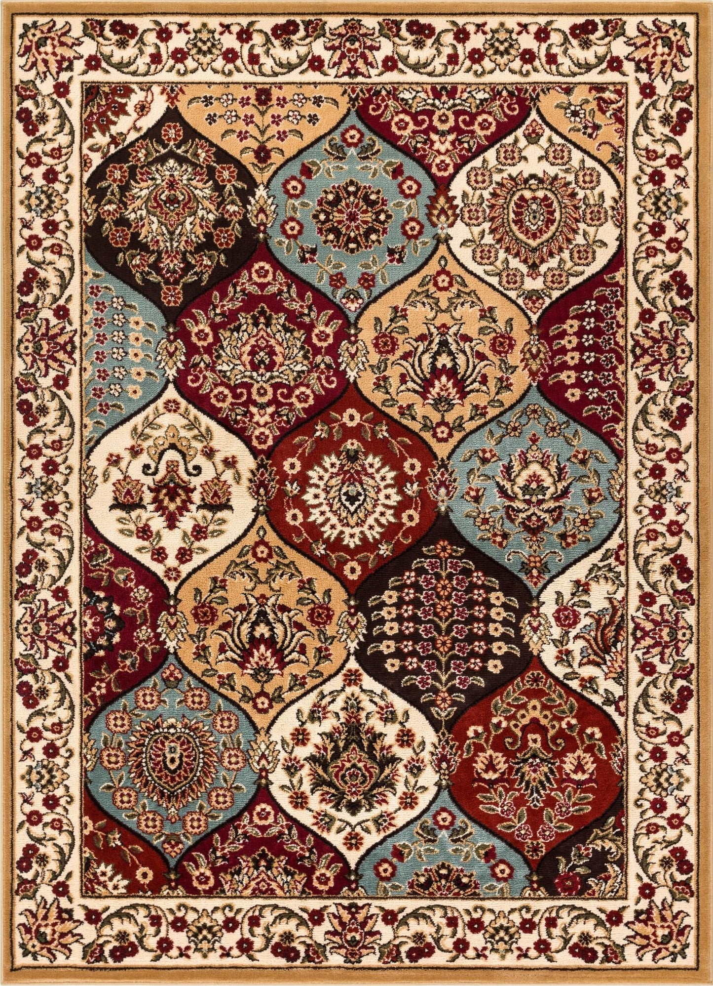 Wentworth Panel Ivory Traditional Rug 54772