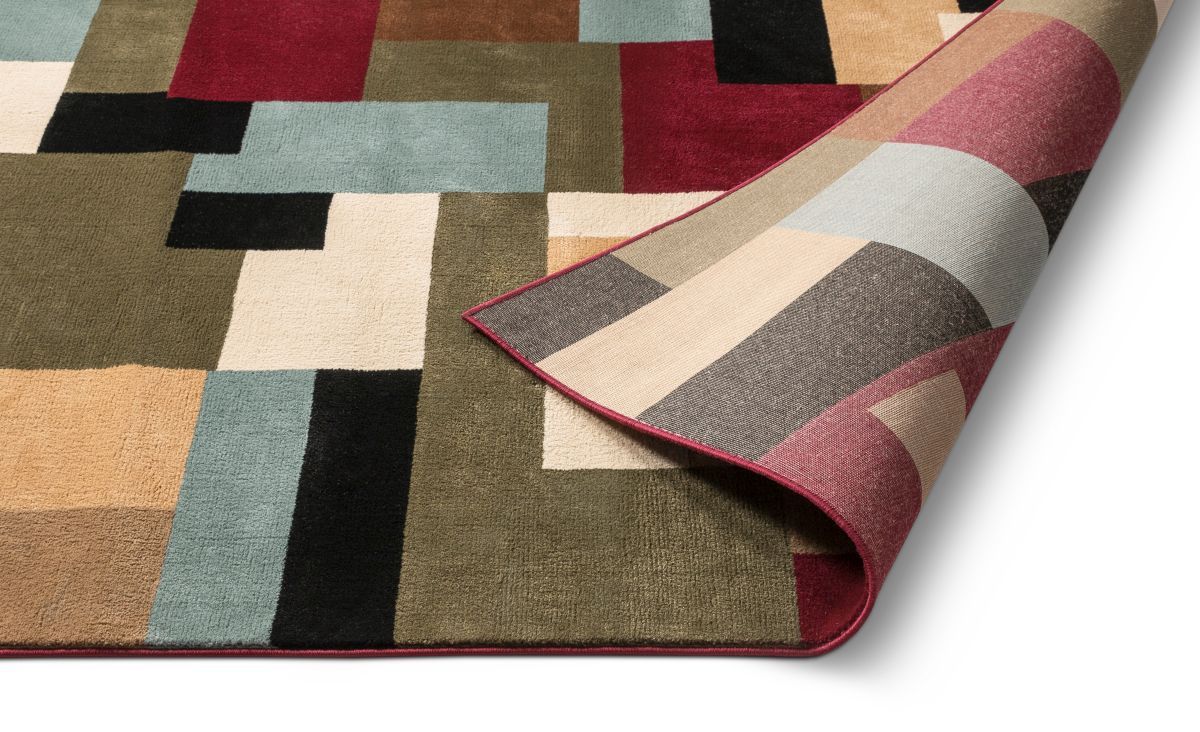 River Red Modern Rug 54910