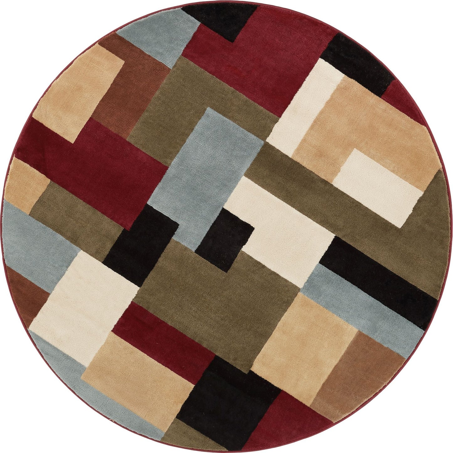 River Red Modern Rug 54910