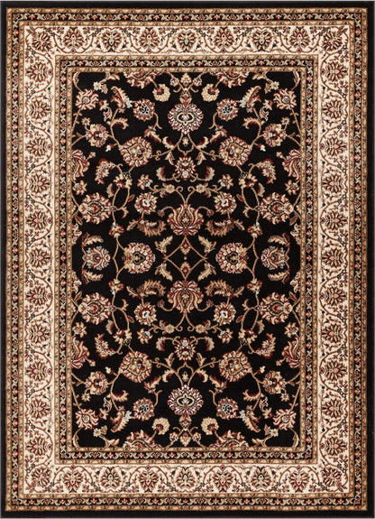 Sarouk Black Traditional Rug 54933