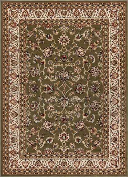Sarouk Green Traditional Rug 54935