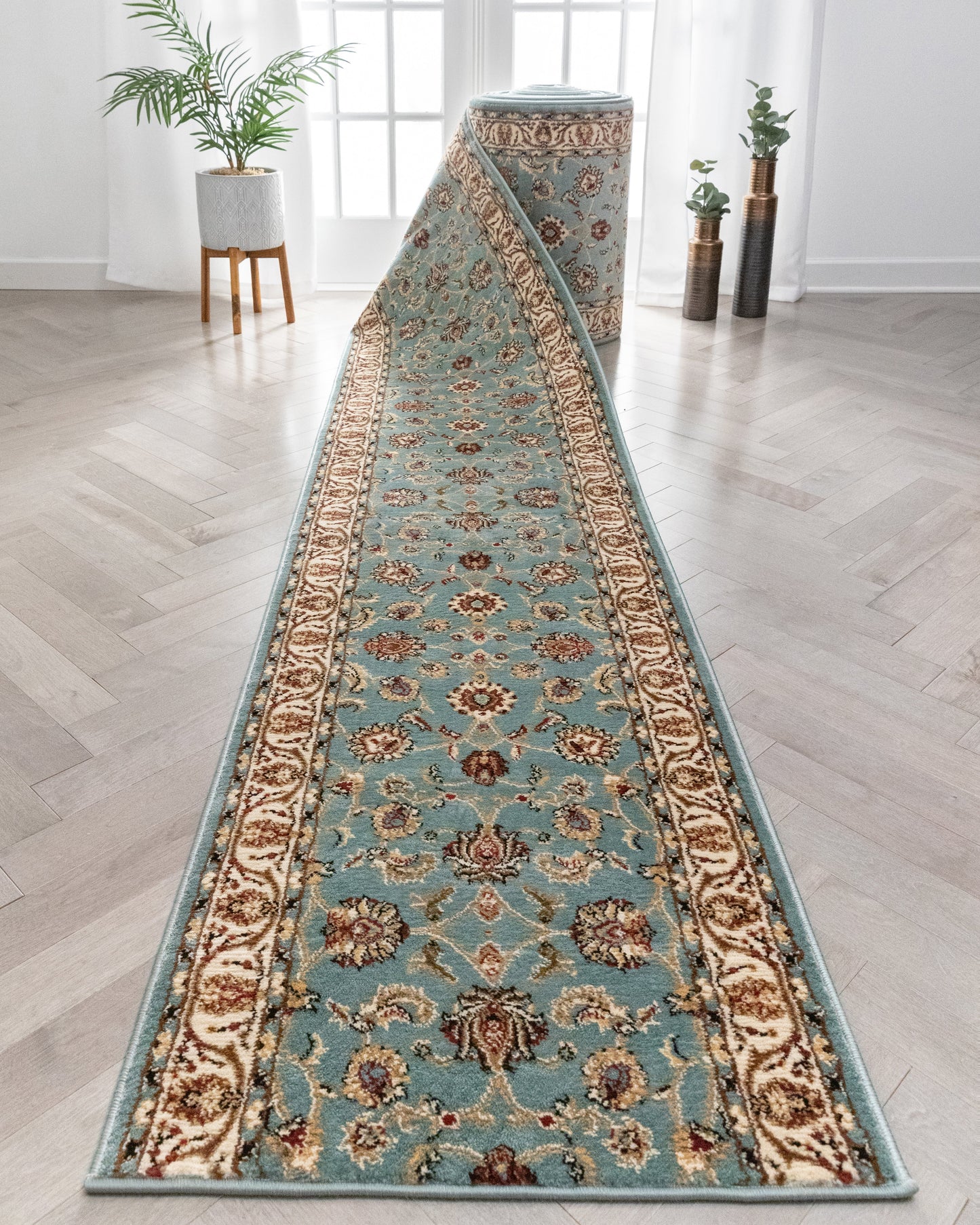 Barclay Sarouk Light Blue Roll 54936R