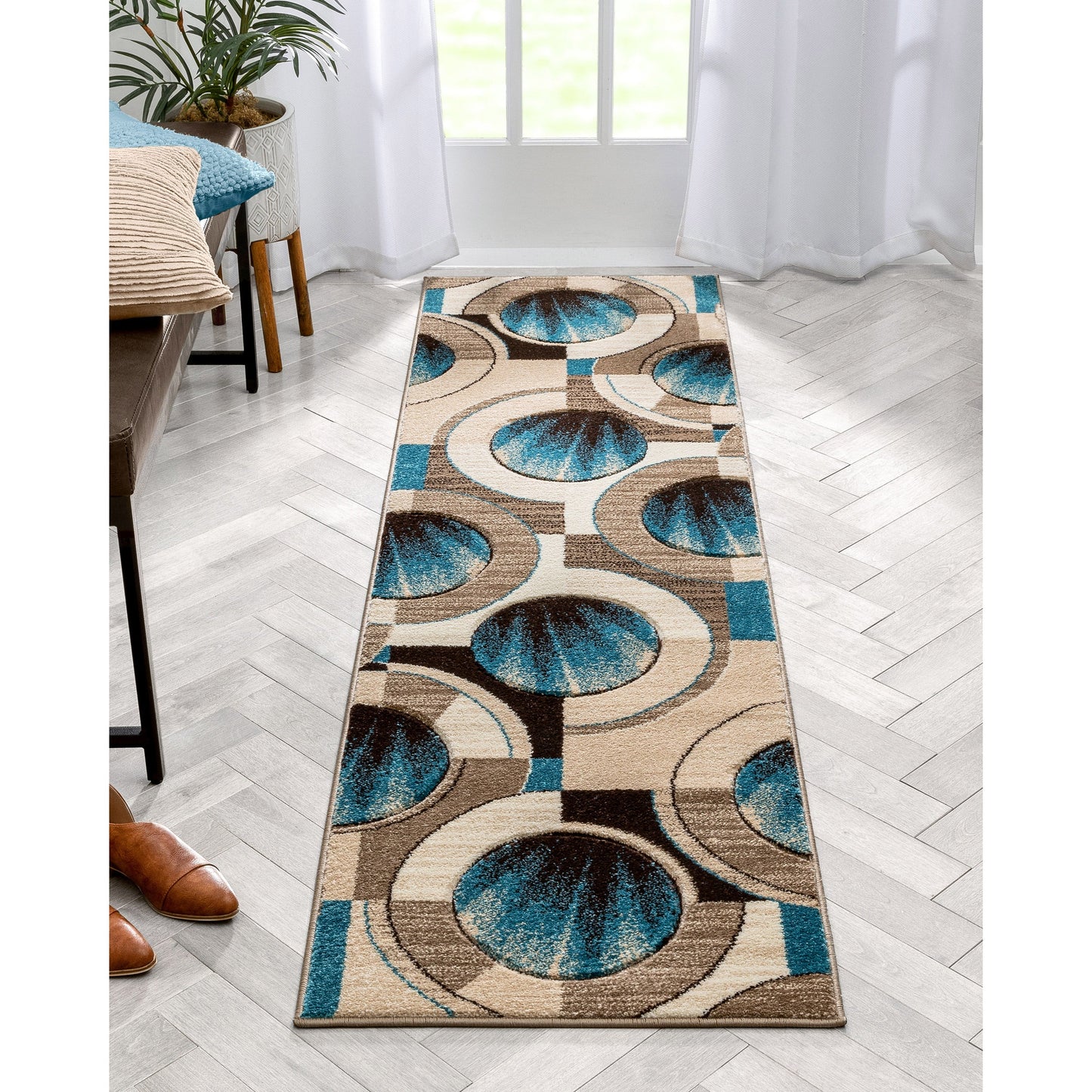 Yolo Blue Modern Rug 60106