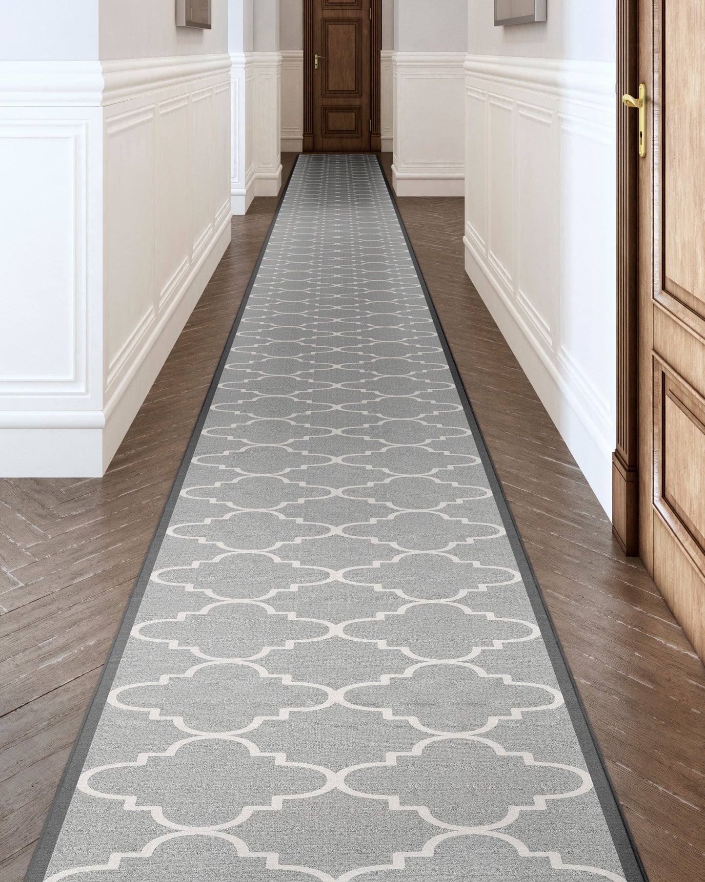 Kings Court Brooklyn Trellis Gray Roll IP-6518R