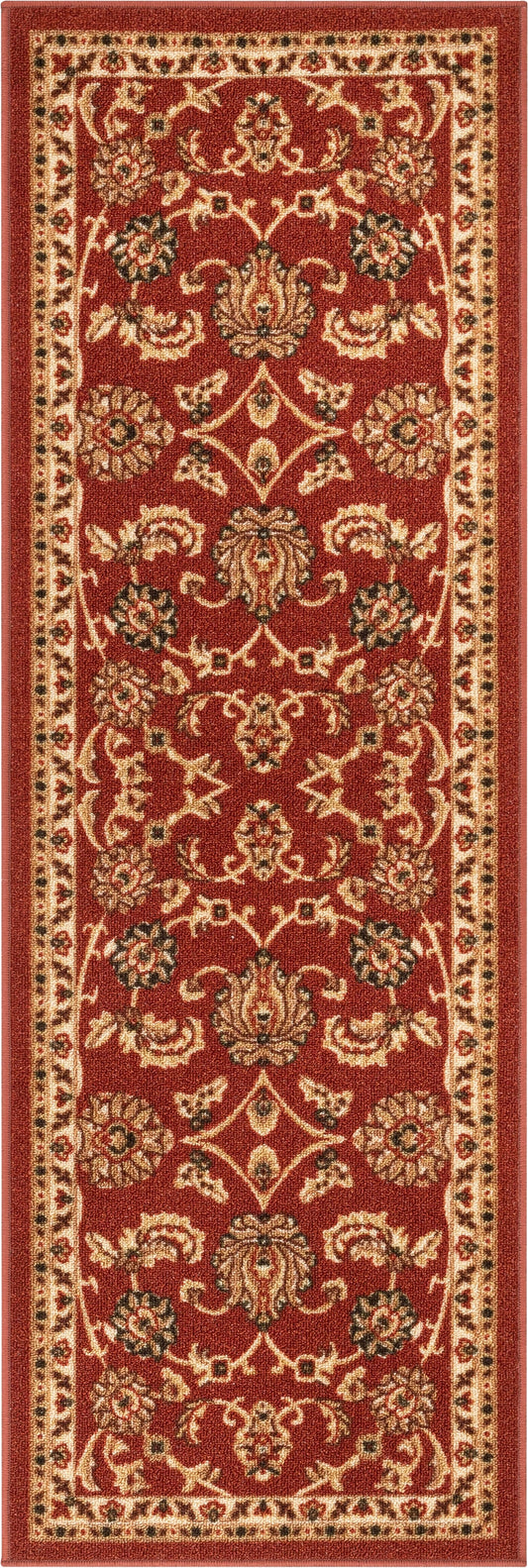 Kings Court Tabriz Red Traditional Red Rug 6630