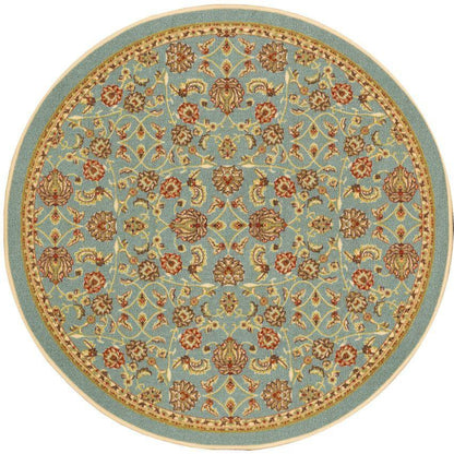 Tabriz Blue Traditional Non Slip Washable Rug 6636