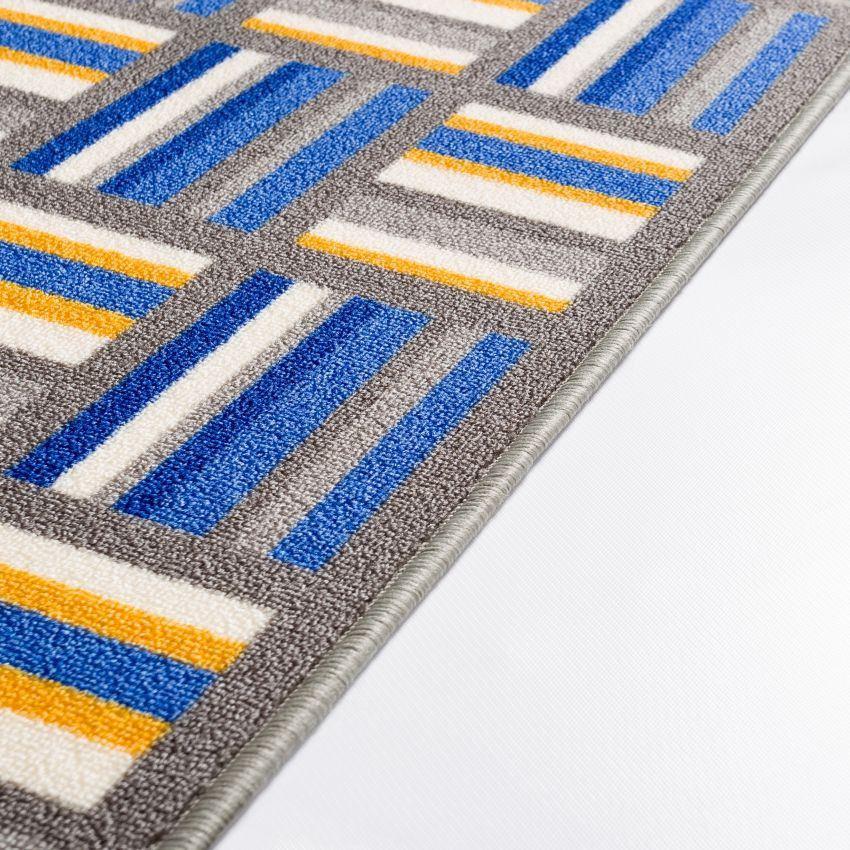 Felixtowe Multi Geometric Non Slip Washable Rug 6746