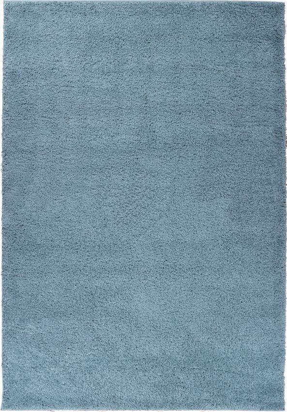 Plain Light Blue Modern Solid Rug 7041