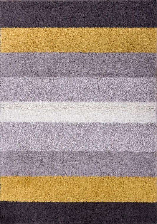 Bahama Mama Grey Gold Modern Rug 7086