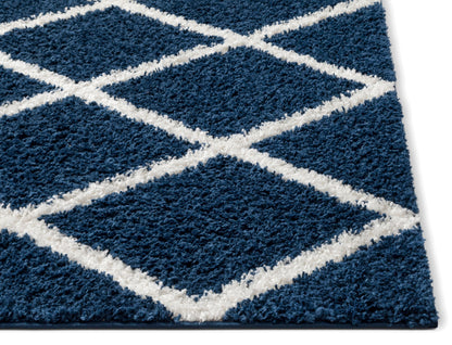 Cole Blue Modern Rug 7884
