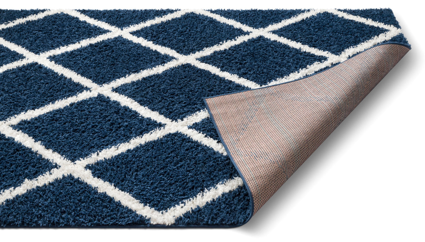 Cole Blue Modern Rug 7884
