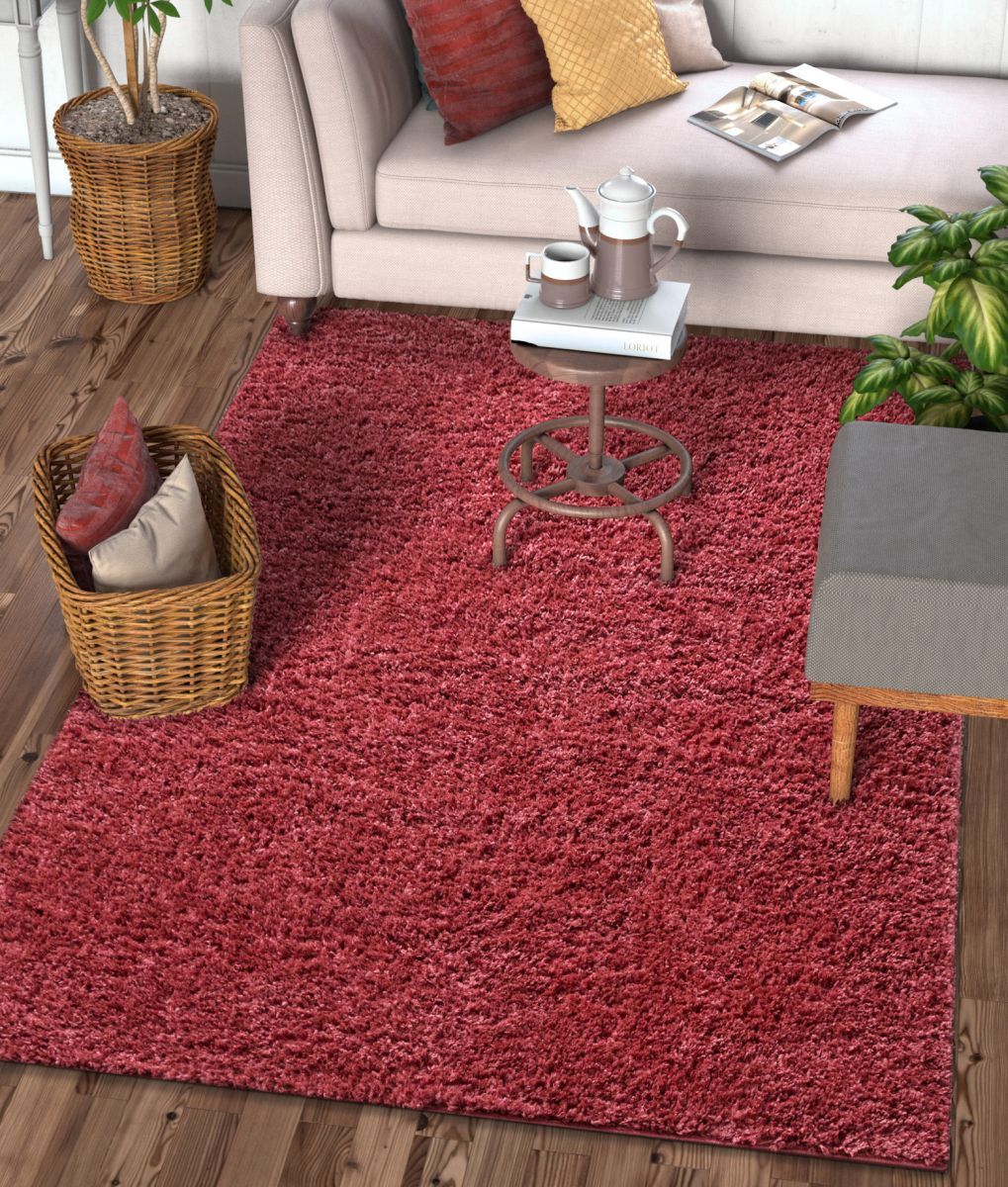 Piper Crimson Modern Rug 7910