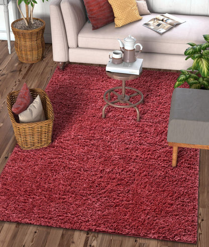 Piper Crimson Modern Rug 7910