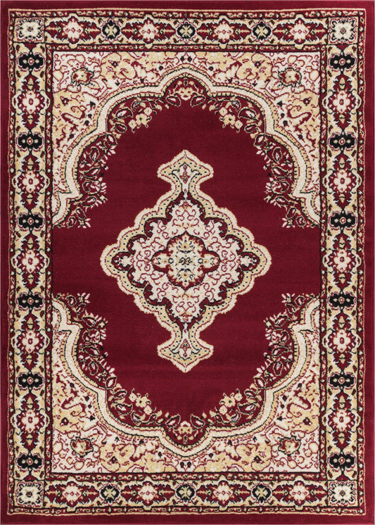 Tehran Traditional Red Traditional Rug 8570