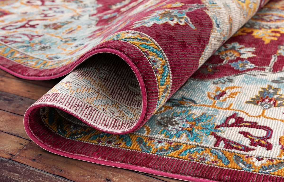 Ari Red Vintage Serapi Medallion Rug AE-00