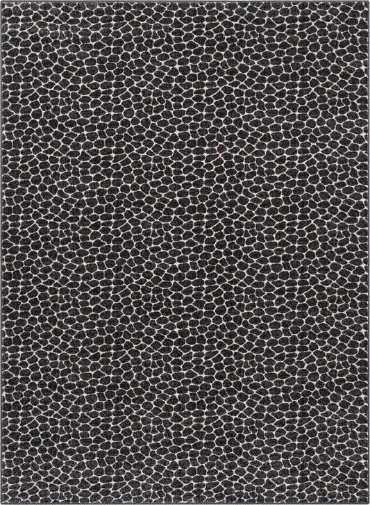 Asher Modern Pebbled Brown Soft Rug BAL-18