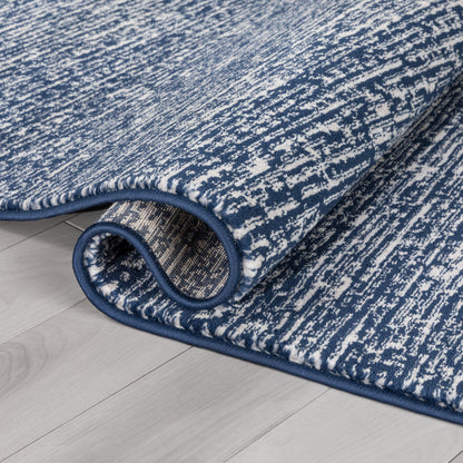 Owen Striation Modern Blue Soft Rug BAL-34