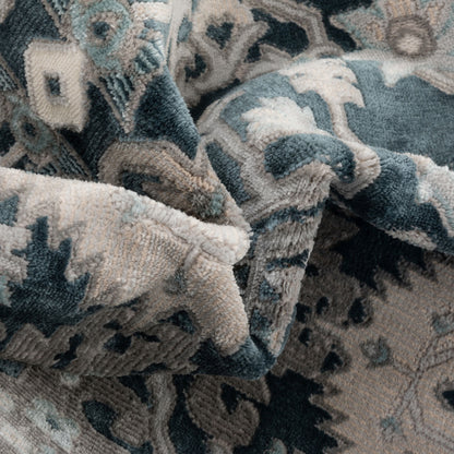 Arial Vintage Oriental Persian Blue Rug BLS-94