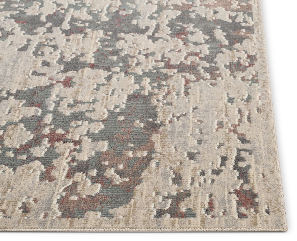 Bowen Beige Vintage Global Abstract Rug CA-102