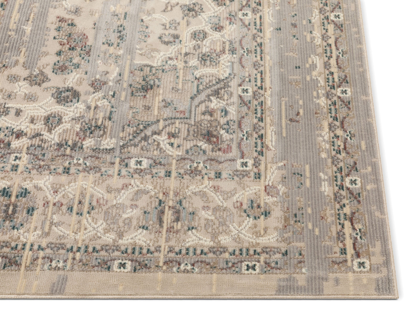 Owen Beige Vintage Global Oriental Medallion Rug CA-42