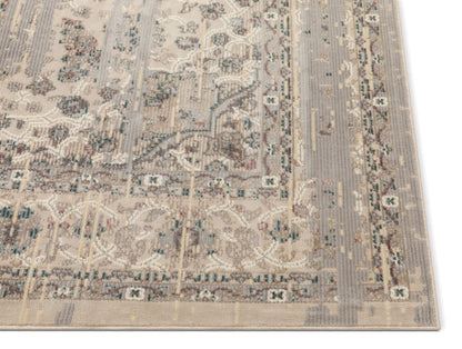 Owen Beige Vintage Global Oriental Medallion Rug CA-42