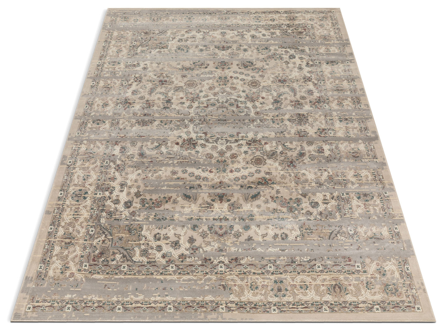 Owen Beige Vintage Global Oriental Medallion Rug CA-42
