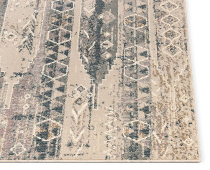 Abby Beige Vintage Oriental Medallion Rug CA-72
