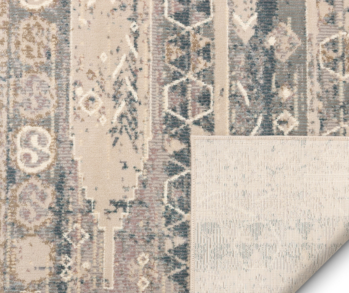 Abby Beige Vintage Oriental Medallion Rug CA-72