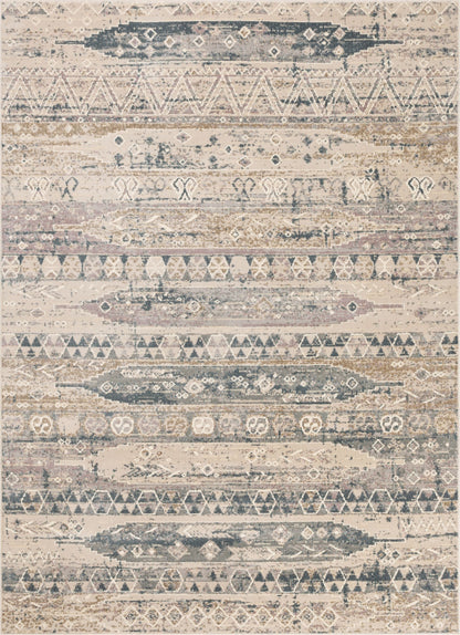 Abby Beige Vintage Oriental Medallion Rug CA-72