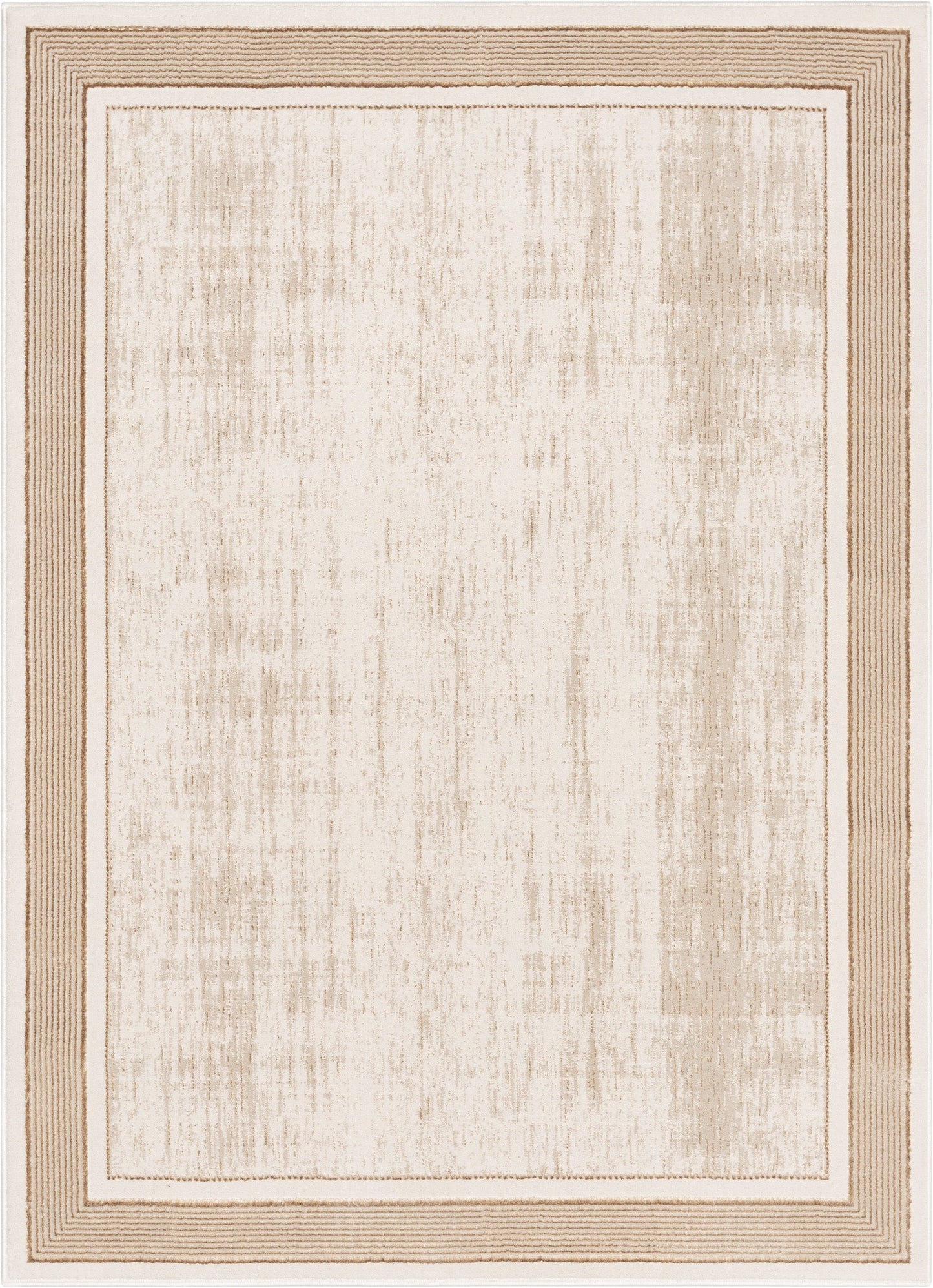 Filippa Vintage Border Pattern Ivory Glam Rug CAI-22