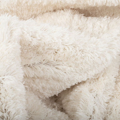 Olympic White Modern Shag Rug CE-02