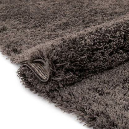 Olympic Super Soft Peppercorn Grey Modern Shag Rug CE-08
