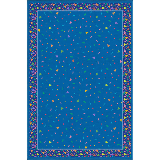 Crayola Confetti Blue Rug CRA-06A