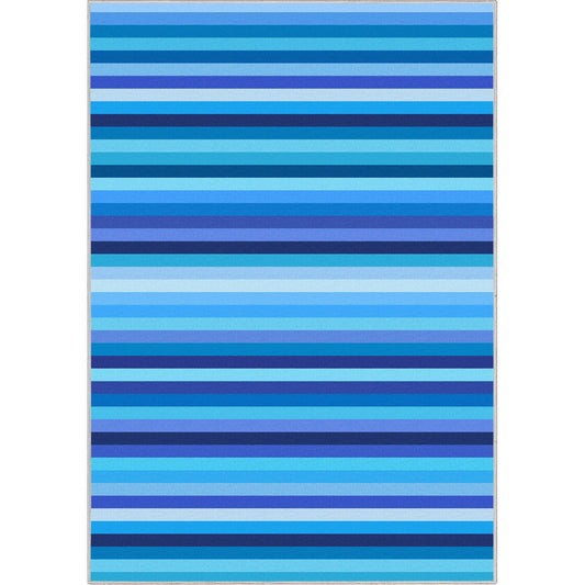 Crayola Stripe Blue Rug CRA-07A