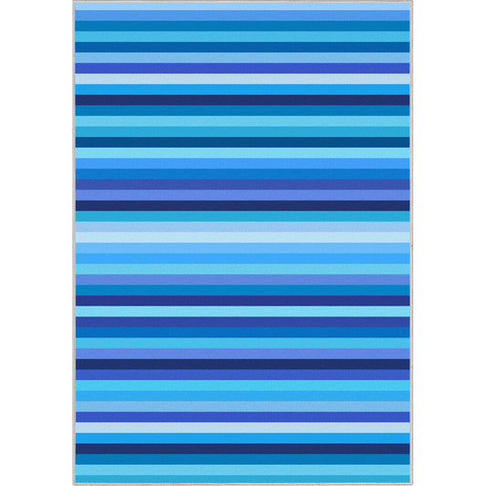 Crayola Stripe Blue Rug CRA-07A