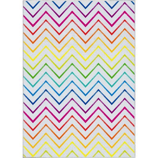 Crayola Zig Zag Multicolor Rug CRA-08A