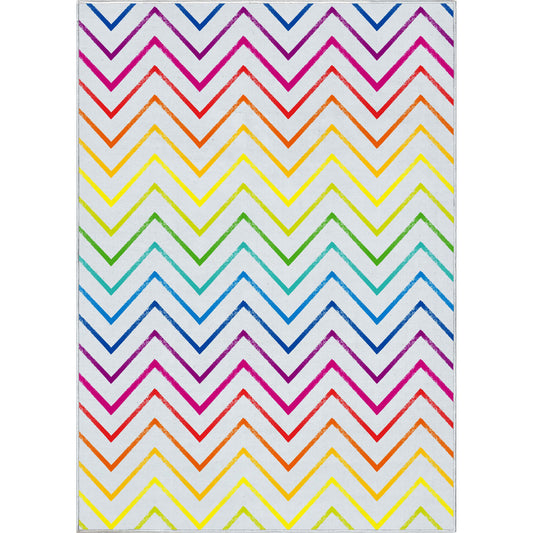 Crayola Zig Zag Multicolor Rug CRA-08A