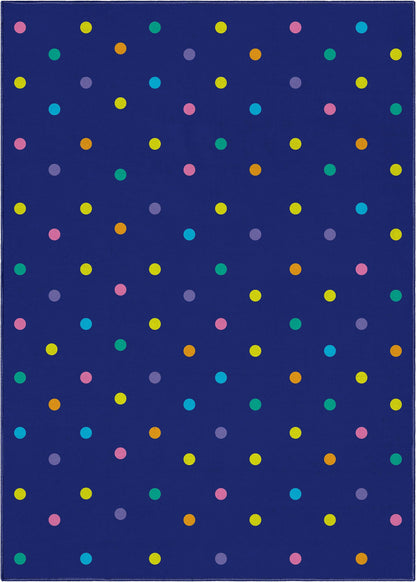 Crayola Polka Dot Blue Rug CRA-11A