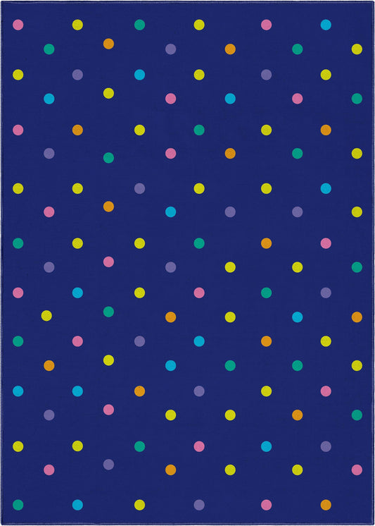 Crayola Polka Dot Blue Rug CRA-11A