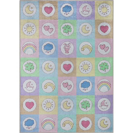 Care Bears Baby Badges Multi Rug CRB-08A